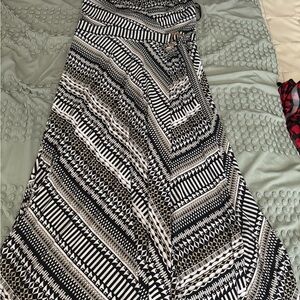 White House Black Market Asymmetrical A-line Maxi Dress